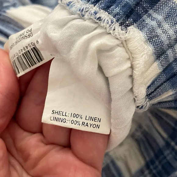 DISSH linen set -skirt and top -size 6 US- excellent condition - Picture 11 of 11